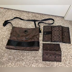 Vintage Coach Purse Set